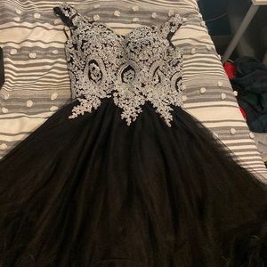 Off the shoulder homecoming dress